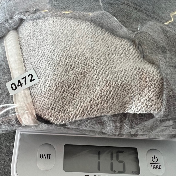 Club Monaco 100% Cotton Gray Crew Neck Sweater Sweatshirt beads sequins Design S - Picture 10 of 10